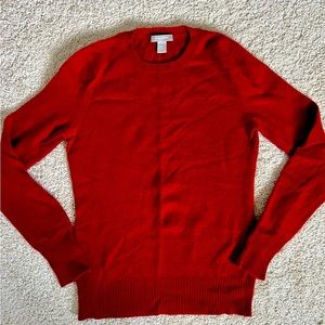 Hayden 100% Cashmere Red Sweater